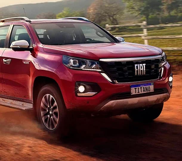 Nova Fiat Titano, quais versões e pneus que as equipam.