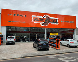 Foto do Centro de Montagem Palermo Pneus Atuba